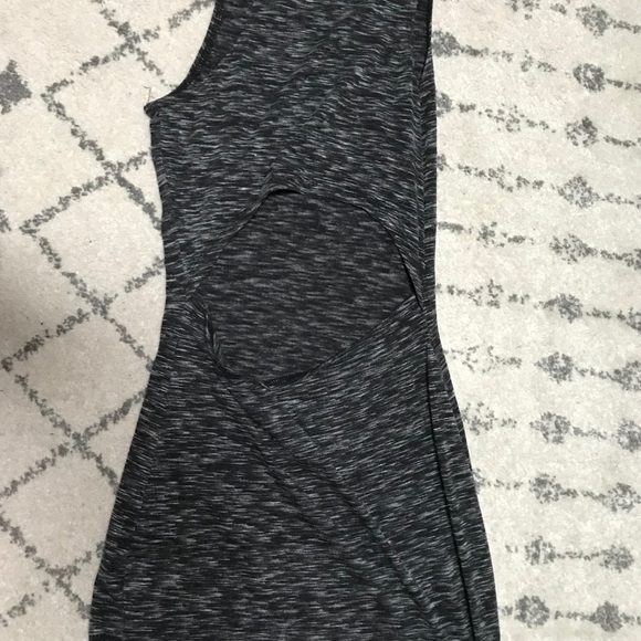 Salt and pepper tight fitted mini dress